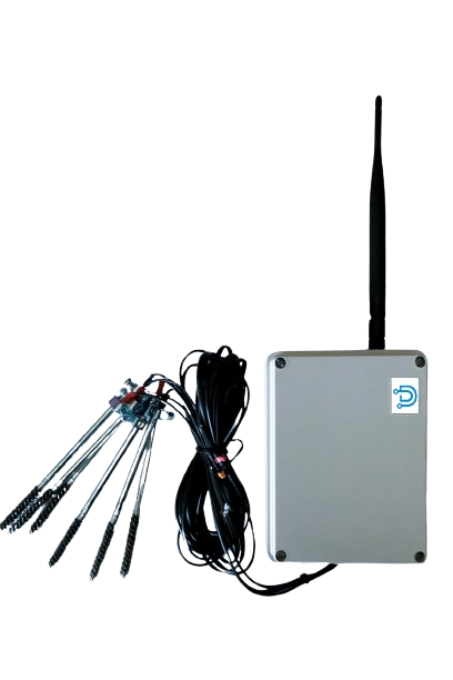 Centralina LPWA Smart DuoDry con sonde di rilevamento umidità